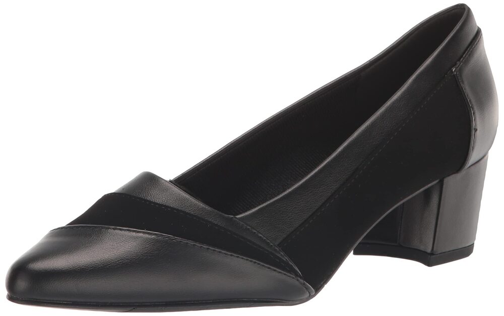 EASY STREET WOMEN'S JANORA PUMP, PEWTER, 6.5 WIDE